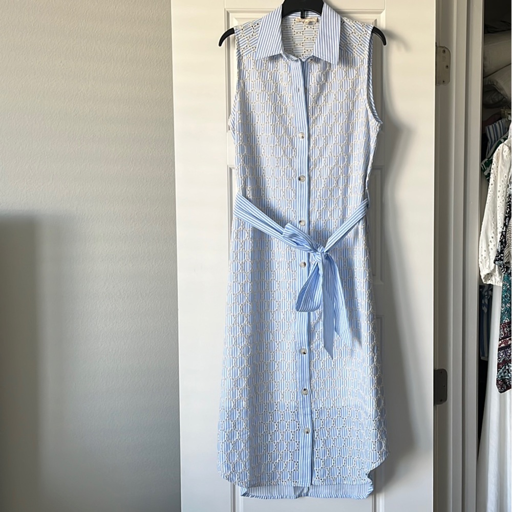 Mystree Blue Casual Dress